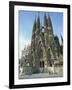 Sagrada Familia, the Gaudi Cathedral in Barcelona, Cataluna, Spain, Europe-Jeremy Bright-Framed Photographic Print