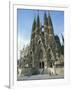 Sagrada Familia, the Gaudi Cathedral in Barcelona, Cataluna, Spain, Europe-Jeremy Bright-Framed Photographic Print