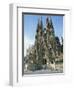 Sagrada Familia, the Gaudi Cathedral in Barcelona, Cataluna, Spain, Europe-Jeremy Bright-Framed Photographic Print