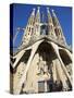 Sagrada Familia, UNESCO World Heritage Site, Barcelona, Catalonia, Spain, Europe-Mark Mawson-Stretched Canvas