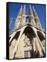 Sagrada Familia, UNESCO World Heritage Site, Barcelona, Catalonia, Spain, Europe-Mark Mawson-Framed Stretched Canvas