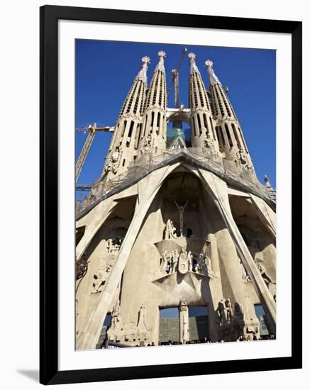 Sagrada Familia, UNESCO World Heritage Site, Barcelona, Catalonia, Spain, Europe-Mark Mawson-Framed Photographic Print