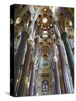 Sagrada Familia, UNESCO World Heritage Site, Barcelona, Catalonia, Spain, Europe-Mark Mawson-Stretched Canvas