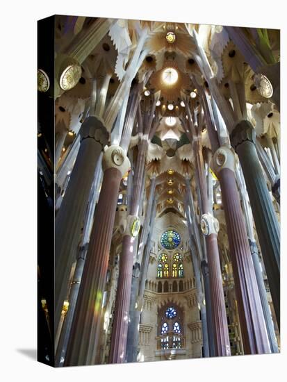 Sagrada Familia, UNESCO World Heritage Site, Barcelona, Catalonia, Spain, Europe-Mark Mawson-Stretched Canvas