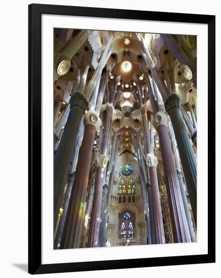 Sagrada Familia, UNESCO World Heritage Site, Barcelona, Catalonia, Spain, Europe-Mark Mawson-Framed Photographic Print