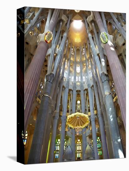 Sagrada Familia, UNESCO World Heritage Site, Barcelona, Catalonia, Spain, Europe-Mark Mawson-Stretched Canvas