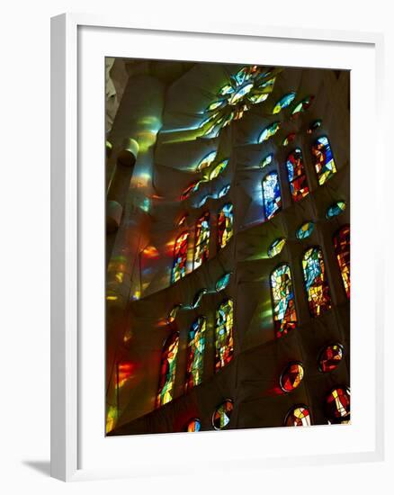 Sagrada Familia, UNESCO World Heritage Site, Barcelona, Catalonia, Spain, Europe-Mark Mawson-Framed Photographic Print