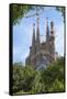 Sagrada Familia, UNESCO World Heritage Site, Barcelona, Catalonia, Spain, Europe-Charlie Harding-Framed Stretched Canvas