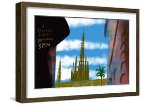 Sagrada Familia-Mark Ulriksen-Framed Art Print