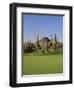 Saguaro Cacti in a Golf Course, Troon North Golf Club, Scottsdale, Maricopa County, Arizona, USA-null-Framed Premium Photographic Print