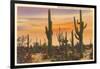 Saguaro Cacti-null-Framed Art Print