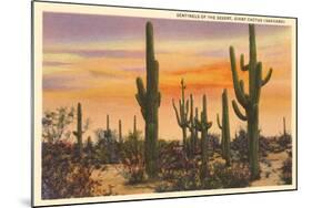 Saguaro Cacti-null-Mounted Art Print