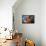 Saguaro cactus at Saguaro National Park, Tucson, Arizona, USA-null-Framed Stretched Canvas displayed on a wall