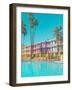 Saguaro Hotel Poolside in Palm Springs-Tom Windeknecht-Framed Photographic Print