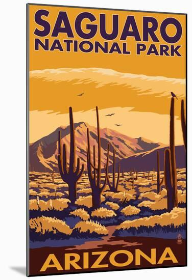 Saguaro National Park, Arizona-null-Mounted Poster