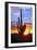 Saguaro Sunset-Douglas Taylor-Framed Photographic Print