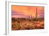 Saguaros in Sonoran Desert-null-Framed Art Print