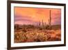 Saguaros in Sonoran Desert-null-Framed Art Print