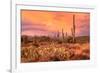 Saguaros in Sonoran Desert-null-Framed Art Print