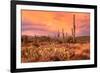 Saguaros in Sonoran Desert-null-Framed Art Print