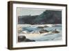 Saguenay River, Lower Rapids, 1897 (W/C on Paper)-Winslow Homer-Framed Giclee Print