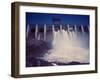 Saguenay River Water Falling Through Slices Atop Shipshaw Dam-Andreas Feininger-Framed Premium Photographic Print