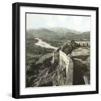 Sagunto (Formerly Murviedro, Spain), the Castle and the Surrounding Mountains, Circa 1885-1890-Leon, Levy et Fils-Framed Photographic Print