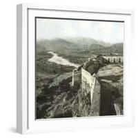 Sagunto (Formerly Murviedro, Spain), the Castle and the Surrounding Mountains, Circa 1885-1890-Leon, Levy et Fils-Framed Photographic Print