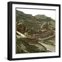 Sagunto (Formerly Murviedro, Spain), the Ruins of the Roman Theater, Circa 1885-1890-Leon, Levy et Fils-Framed Photographic Print