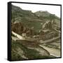 Sagunto (Formerly Murviedro, Spain), the Ruins of the Roman Theater, Circa 1885-1890-Leon, Levy et Fils-Framed Stretched Canvas
