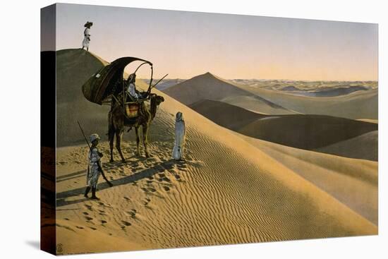Sahara desert, Egypt, Late 19th - Early 20th century-null-Stretched Canvas