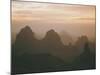 Sahara Desert, Hoggar Mountains, Sunrise Over Assekrem, Algeria, North Africa-David Poole-Mounted Photographic Print