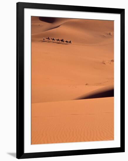 Sahara Desert, Morocco-Geoff Arrow-Framed Photographic Print