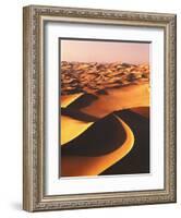 Sahara, Sanddv¼nen, Afrika, Nordafrika, Wv¼ste, Erg, Dv¼nen-Thonig-Framed Photographic Print