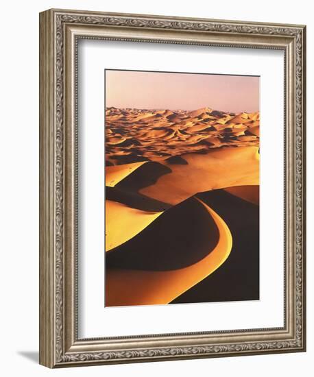 Sahara, Sanddv¼nen, Afrika, Nordafrika, Wv¼ste, Erg, Dv¼nen-Thonig-Framed Photographic Print