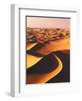 Sahara, Sanddv¼nen, Afrika, Nordafrika, Wv¼ste, Erg, Dv¼nen-Thonig-Framed Photographic Print