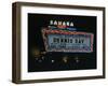 Sahara Sign Advertising Dennis Day. Las Vegas, 1955-Loomis Dean-Framed Photographic Print