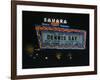 Sahara Sign Advertising Dennis Day. Las Vegas, 1955-Loomis Dean-Framed Photographic Print