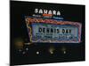 Sahara Sign Advertising Dennis Day. Las Vegas, 1955-Loomis Dean-Mounted Photographic Print