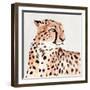 Saharan Cheetah I-Annie Warren-Framed Art Print