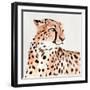 Saharan Cheetah I-Annie Warren-Framed Art Print