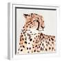 Saharan Cheetah I-Annie Warren-Framed Art Print