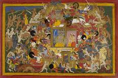 Battle Scene at Lanka-Sahib Din-Giclee Print