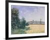 Sahurs Meadows in Morning Sun, 1894-Alfred Sisley-Framed Giclee Print