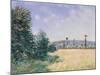 Sahurs Meadows in Morning Sun, 1894-Alfred Sisley-Mounted Giclee Print