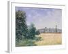 Sahurs Meadows in Morning Sun, 1894-Alfred Sisley-Framed Giclee Print