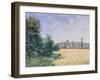 Sahurs Meadows in Morning Sun, 1894-Alfred Sisley-Framed Giclee Print