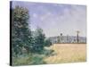 Sahurs Meadows in Morning Sun, 1894-Alfred Sisley-Stretched Canvas