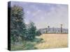 Sahurs Meadows in Morning Sun, 1894-Alfred Sisley-Stretched Canvas