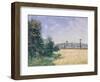 Sahurs Meadows in Morning Sun, 1894-Alfred Sisley-Framed Giclee Print